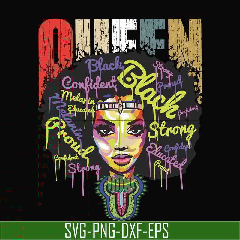 OTH0003-Queen African American Calendars 2020 Work or School Gift for Black Women 2020 Calendar Daily Weekly Monthly Planner Organizer svg, png, dxf, eps digita