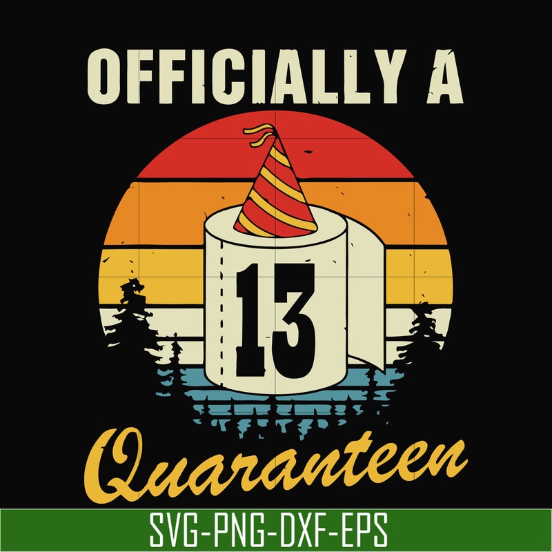 TD29072012-Officially a quaranteen svg, png, dxf, eps digital file TD29072012.jpg