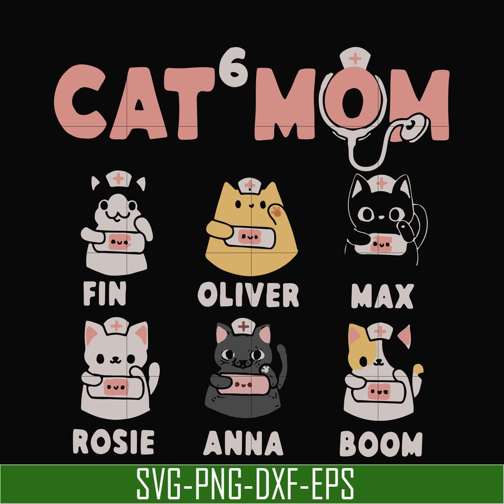 TD85-cat mom svg, png, dxf, eps digital file TD85.jpg