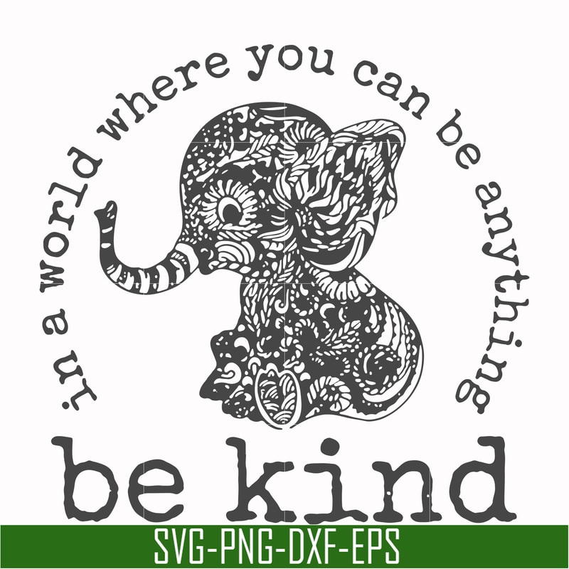 TD95-Be kind svg, png, dxf, eps digital file TD95.jpg