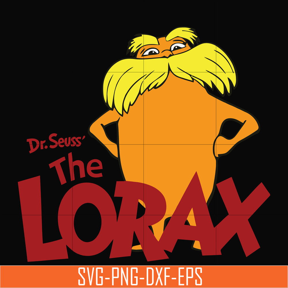 DR00011-The LORAX Dr.Seuss svg, png, dxf, eps file DR00011.jpg