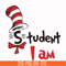 DR000129-Student I am svg, png, dxf, eps file DR000129.jpg