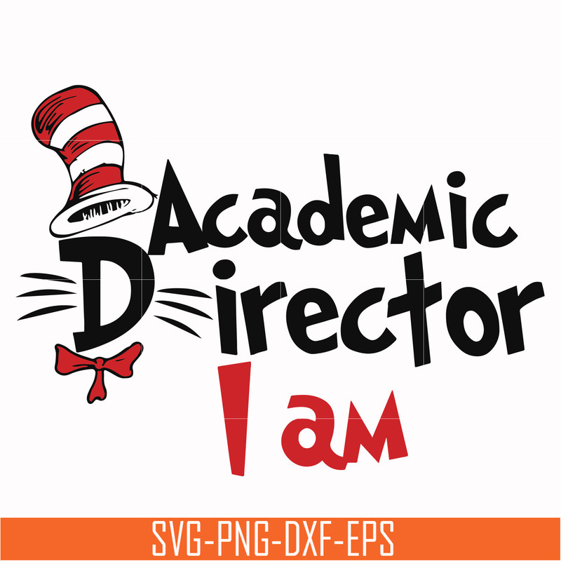 DR000133-Academic director I am svg, png, dxf, eps file DR000133.jpg
