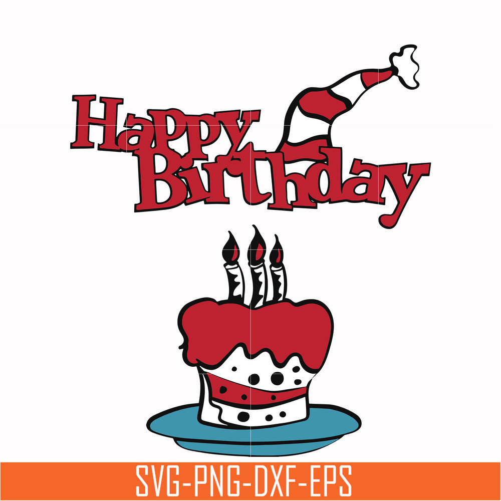 DR00045-Happy birthday svg, png, dxf, eps file DR00045.jpg