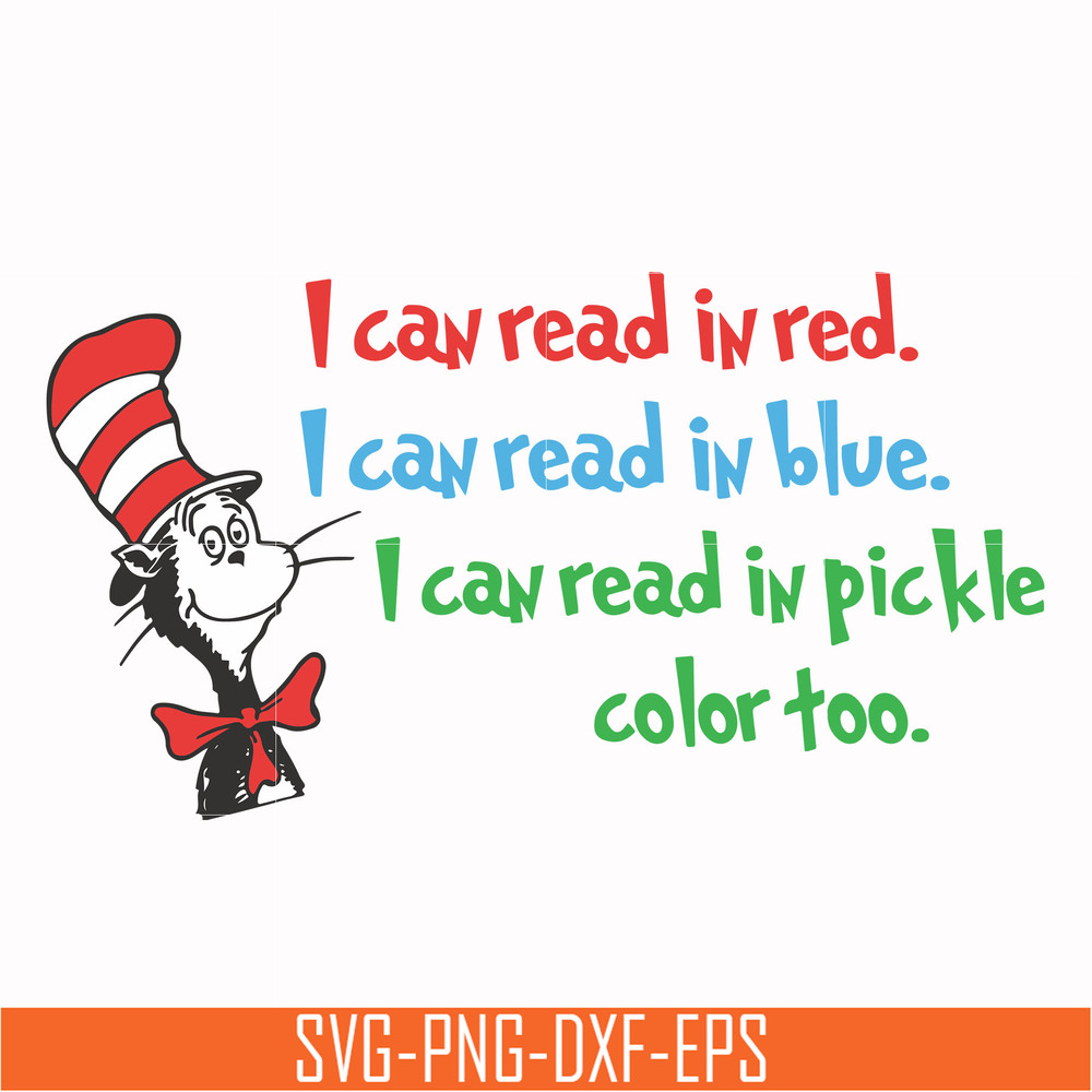 DR00056-I can read in red I can read in blue I can read in pickle color too svg, png, dxf, eps file DR00056.jpg