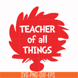 teacher of all things svg, png, dxf, eps file dr00059
