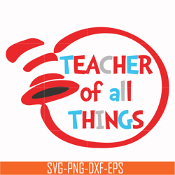teacher of all things svg, png, dxf, eps file dr00060