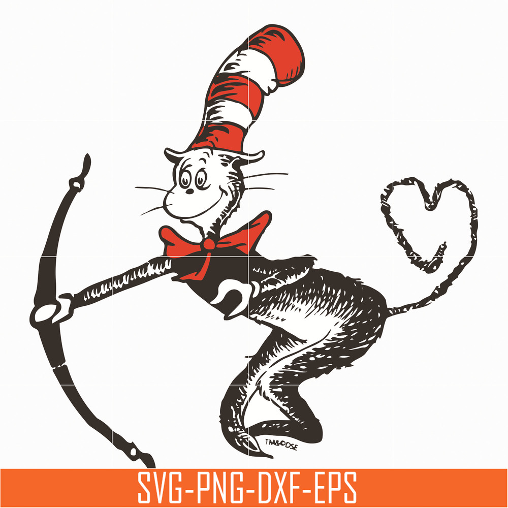 DR05012119-The cat in the hat by dr seuss svg, dr svg, png, dxf, eps file DR05012119.jpg
