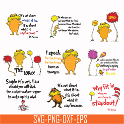 dr seuss bundle svg, dr seuss svg, lorax svg dr seuss quotes svg, png, dxf, eps digital file drb07012102