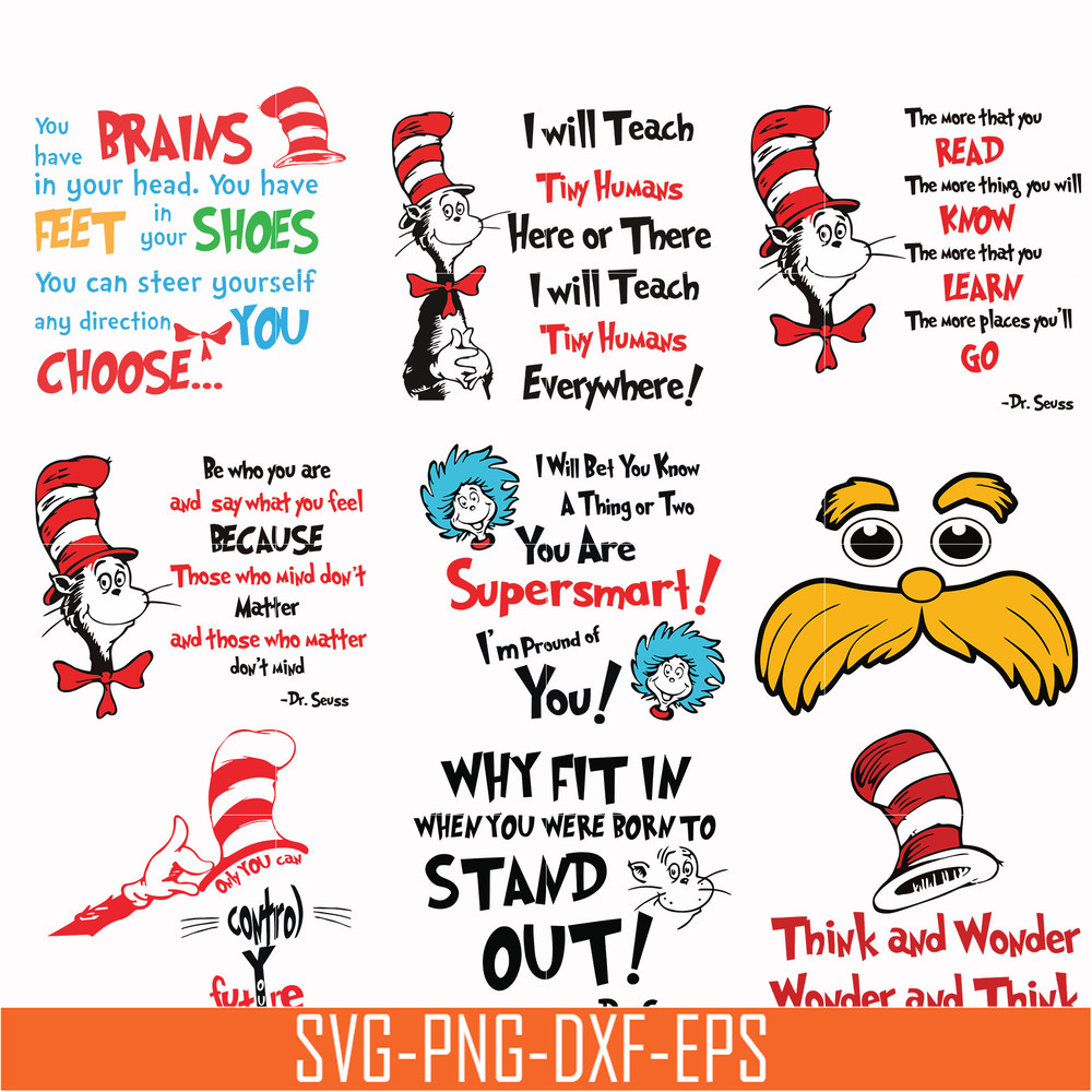 DRB07012103-Dr seuss bundle svg, dr seuss svg, lorax svg, one fish two fish dr seuss quotes svg, png, dxf, eps digital file DRB07012103.jpg