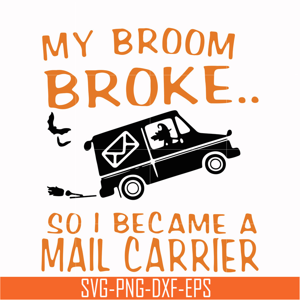 HLW0127-My broom broke svg, png, dxf, eps digital file HLW0127.jpg