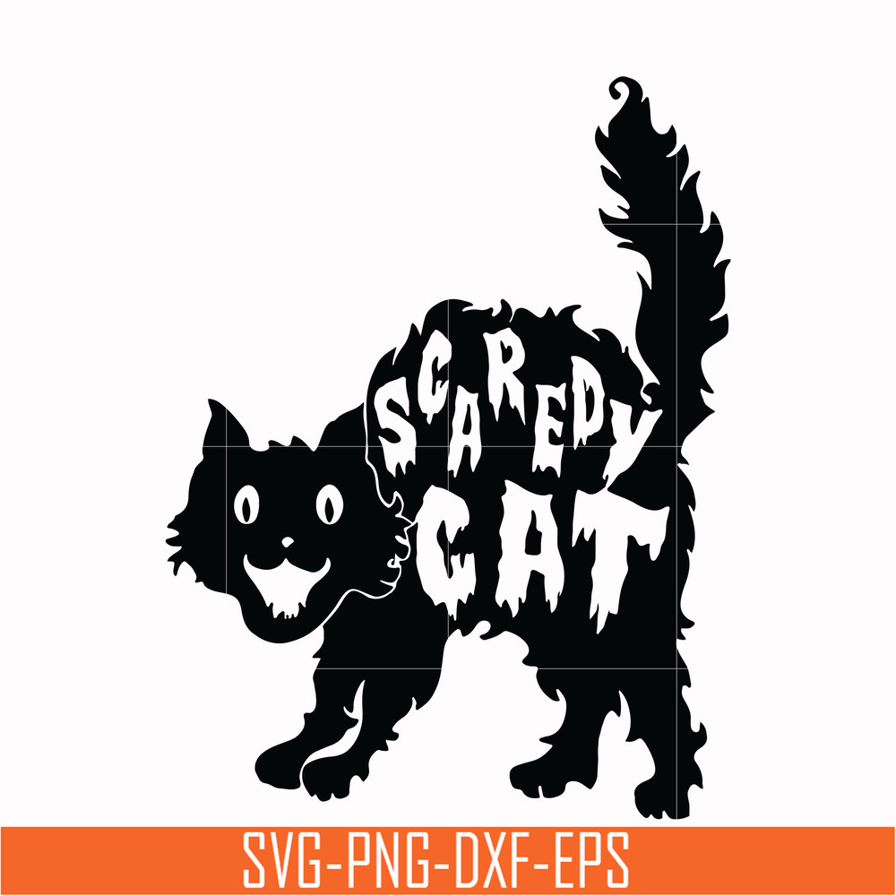 HLW17072014-Scaredy cat svg, png, dxf, eps digital file HLW17072014.jpg