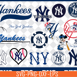 newyork yankees bundle svg, newyork yankees svg,yankees svg, yankees svg for cut, png, dxf, eps digital file mbl30012119