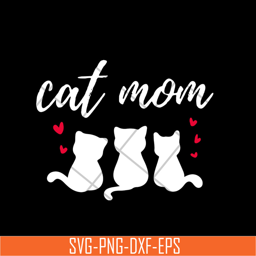 MTD03042111-Cat mom svg,Mother's day svg, eps, png, dxf digital file MTD03042111.jpg
