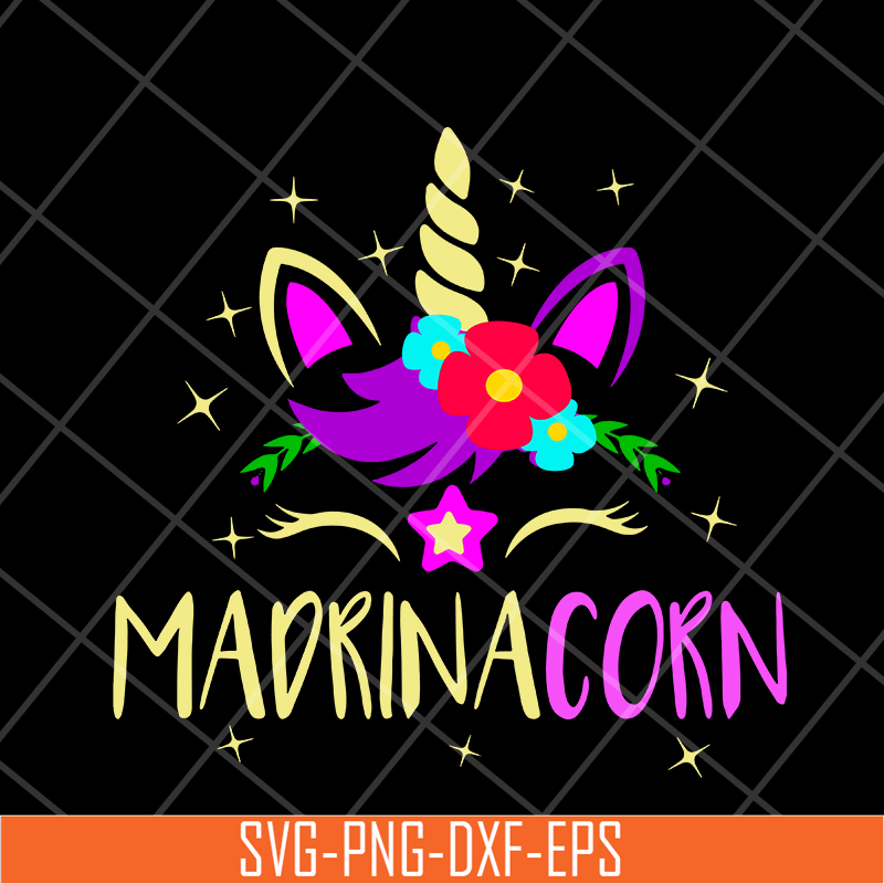 MTD03042128-Madrinacorn svg, Mother's day svg, eps, png, dxf digital file MTD03042128.jpg