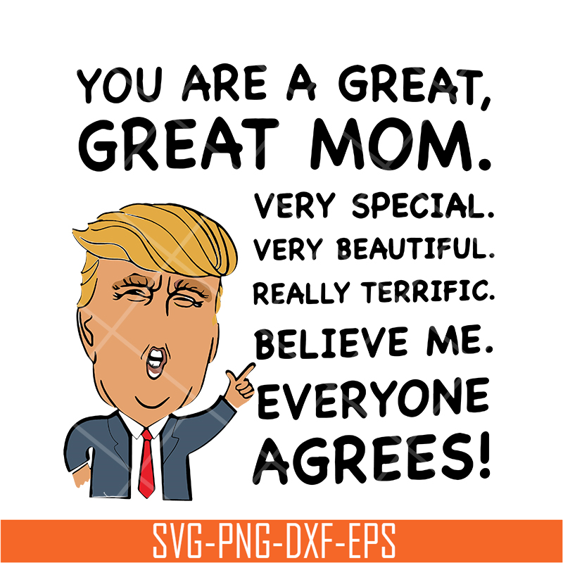 MTD05042119-You are a great, Great mom svg, Mother's day svg, eps, png, dxf digital file MTD05042119.jpg
