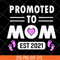 MTD15042104-Promoted to mom 2021 svg, Mother's day svg, eps, png, dxf digital file MTD15042104.jpg