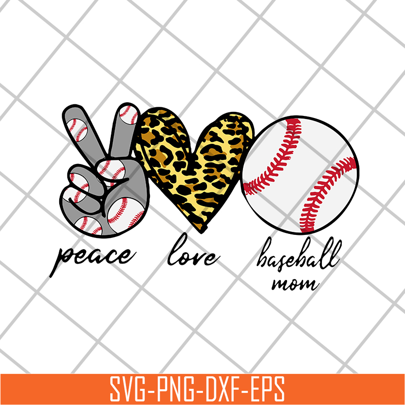 MTD16042135-Peace love mom baseball svg, Mother's day svg, eps, png, dxf digital file MTD16042135.jpg