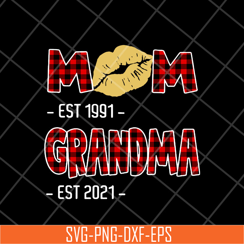 MTD23042121-lips mom est 1991 svg, Mother's day svg, eps, png, dxf digital file MTD23042121.jpg