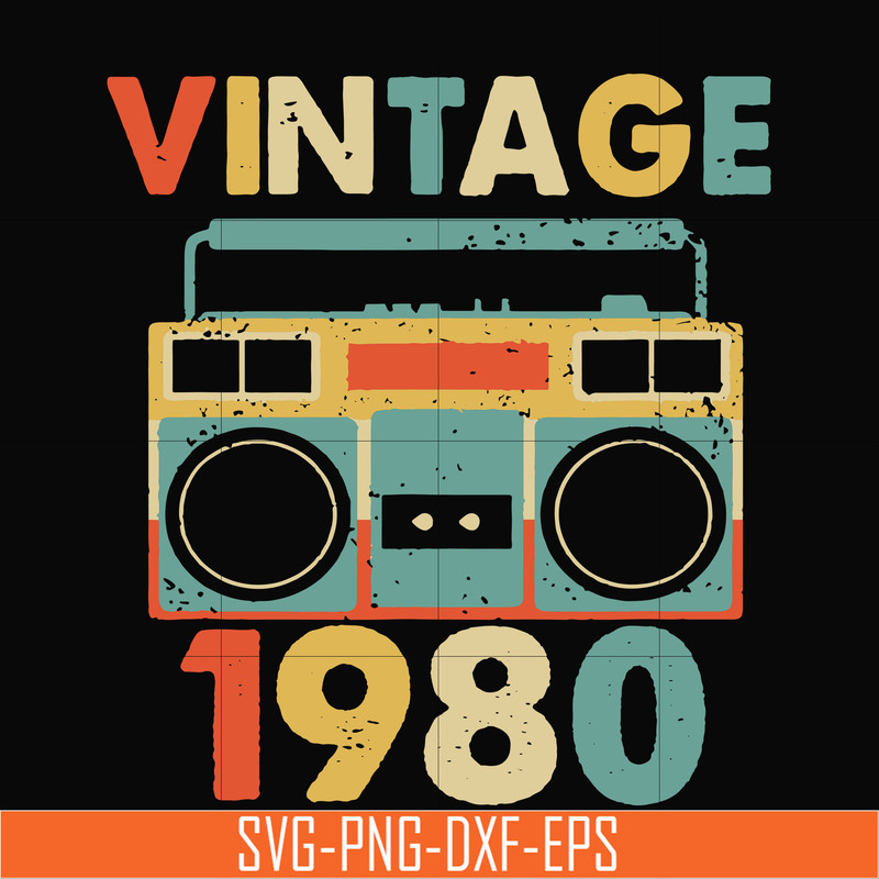 NBD0022-Vintage November 1980 svg, png, dxf, eps digital file NBD0022.jpg