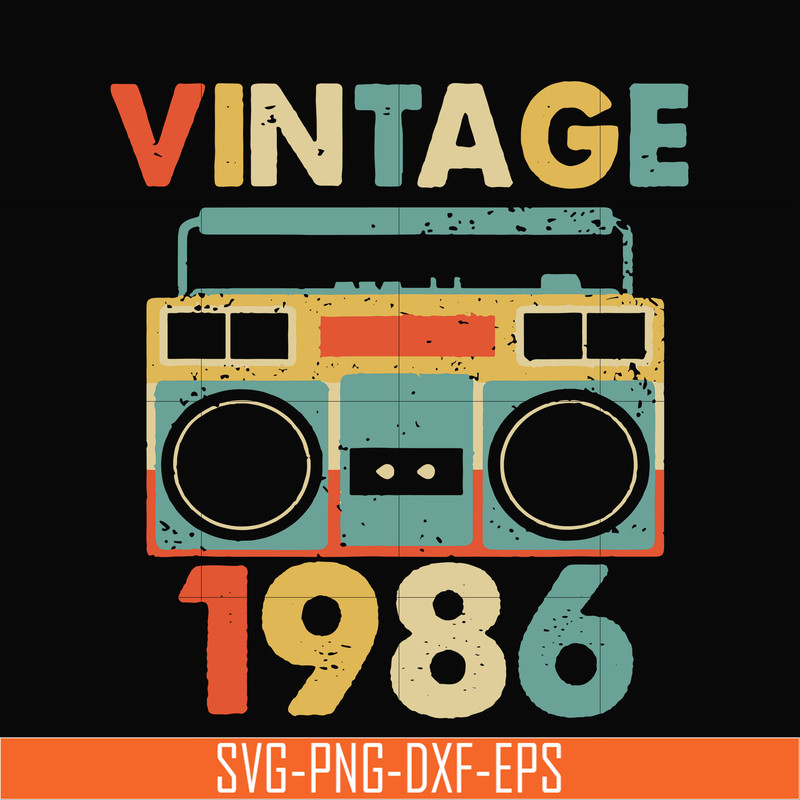NBD0028-Vintage November 1986 svg, png, dxf, eps digital file NBD0028.jpg