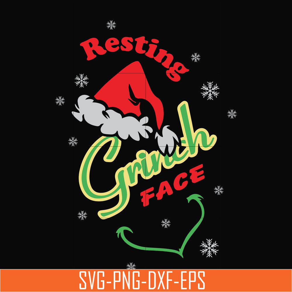 NCRM16072012-Resting grinch face svg, christmas svg, png, dxf, eps digital file NCRM16072012.jpg