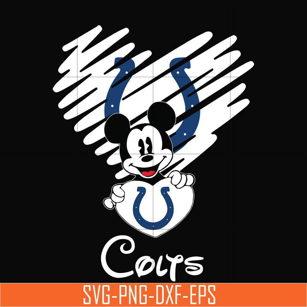 NNFL0037-Colts heart svg, png, dxf, eps digital file NNFL0037.jpg