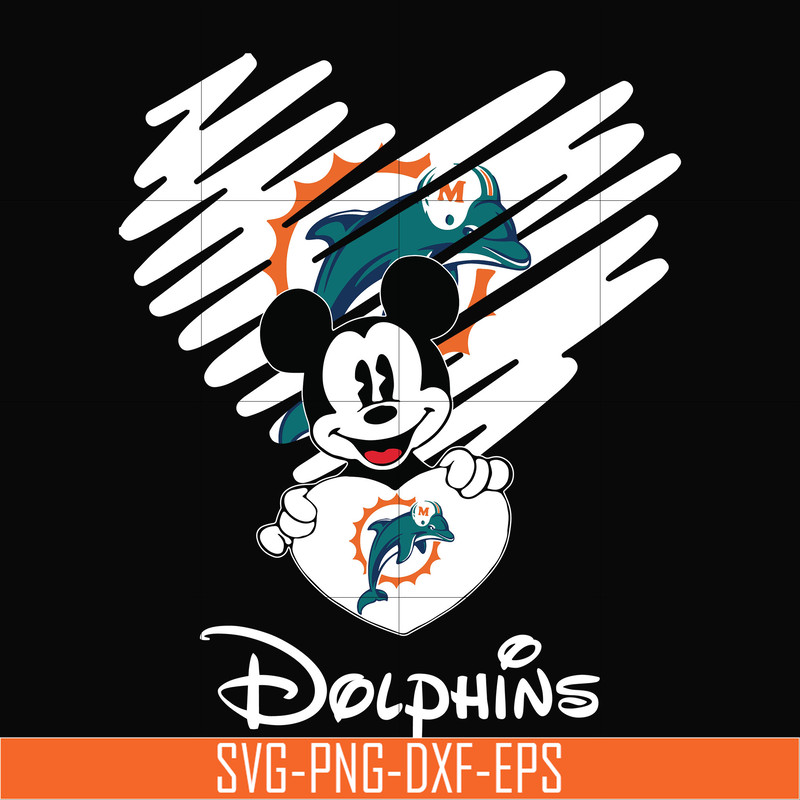 NNFL0040-Dolphins heart svg, png, dxf, eps digital file NNFL0040.jpg