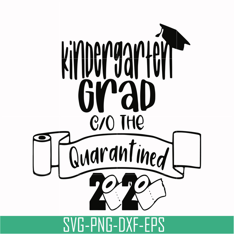 CMP066-kindergarten grad the quarantined 2020 svg, png, dxf, eps digital file CMP066.jpg
