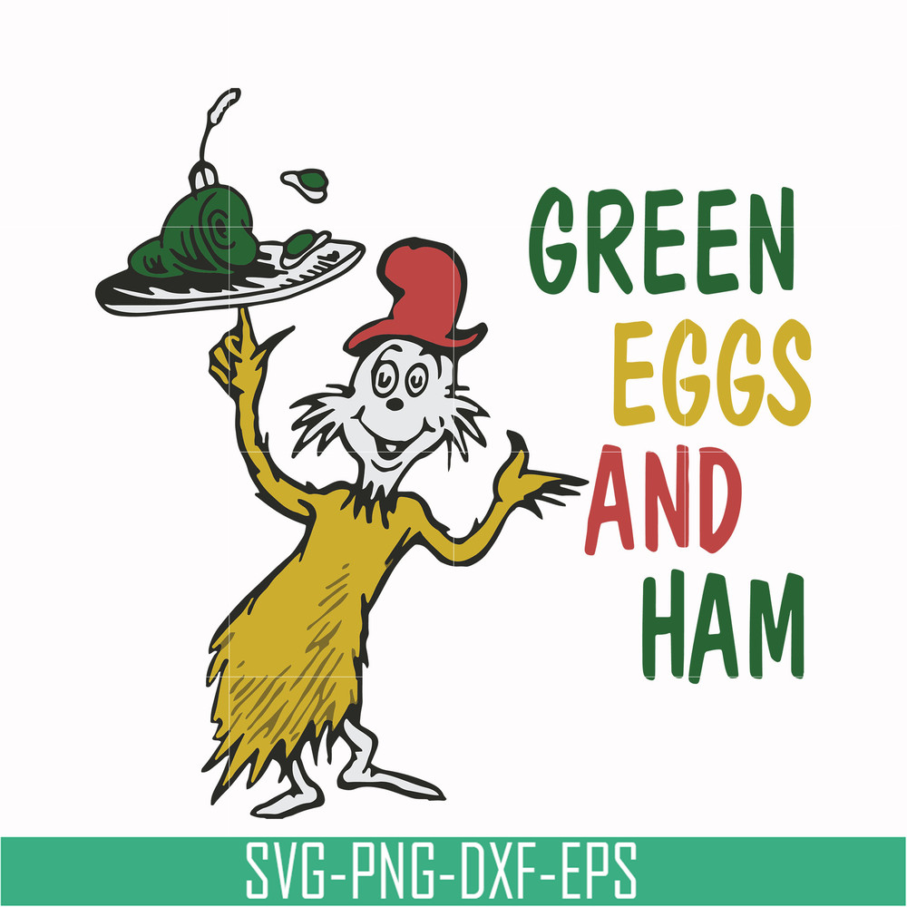 DR000126-Green eggs and ham svg, png, dxf, eps file DR000126.jpg