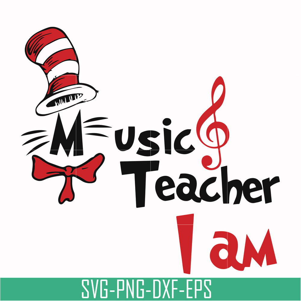 DR000131-Music teacher I am svg, png, dxf, eps file DR000131.jpg