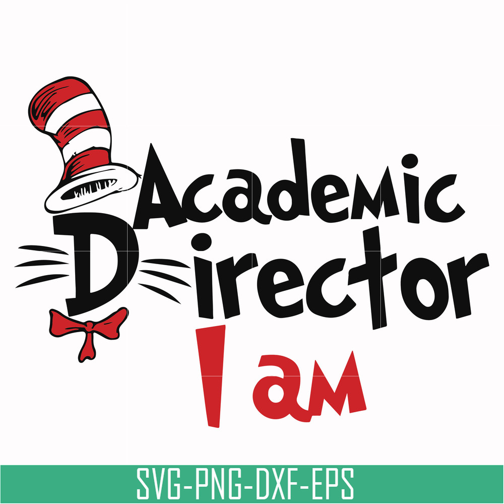 DR000133-Academic director I am svg, png, dxf, eps file DR000133.jpg