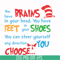 DR000144-You have brains in your head you have feet in your shoes you can steer yourself any direction you choose svg, png, dxf, eps file DR000144.jpg