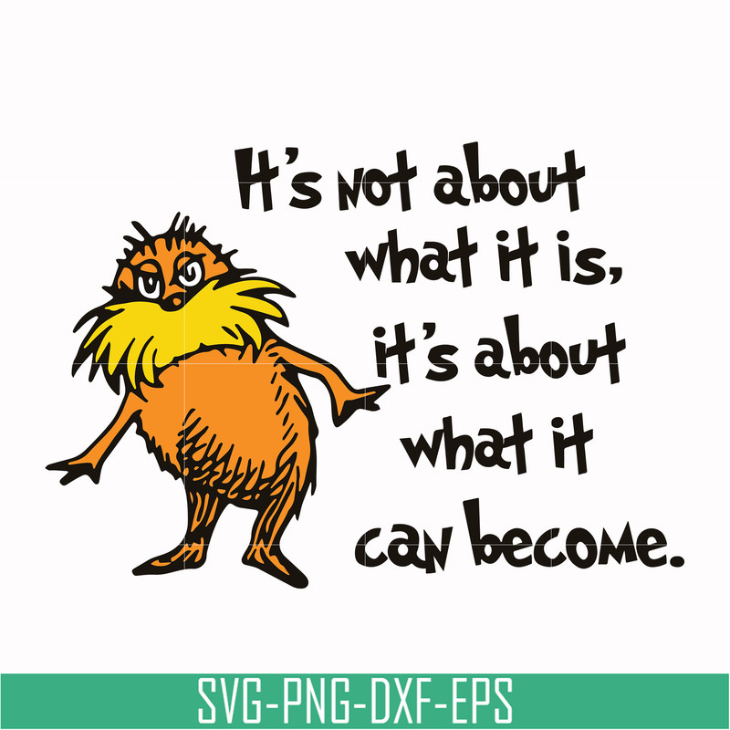 DR000148-It's not about what it is it's about what it can become svg, png, dxf, eps file DR000148.jpg