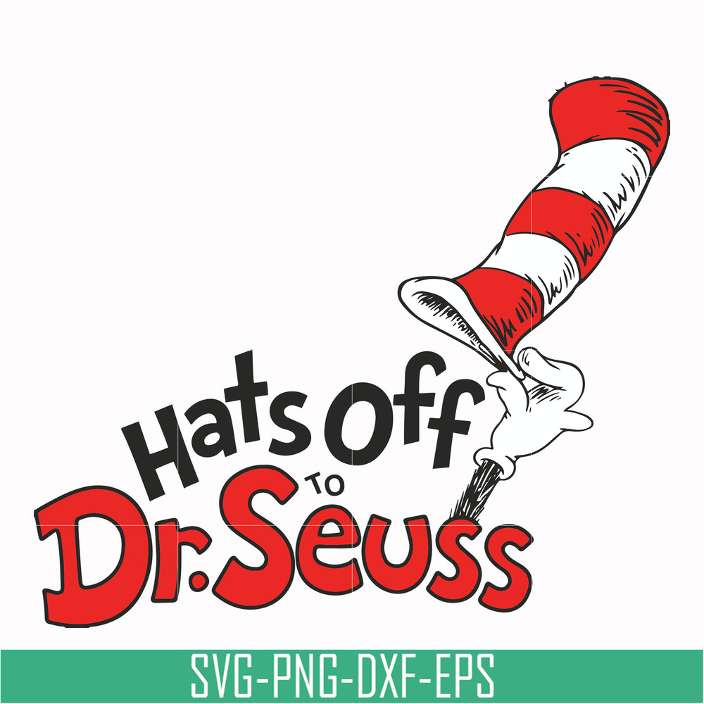 DR00041-Hats off to Dr. Seuss svg, png, dxf, eps file DR00041.jpg