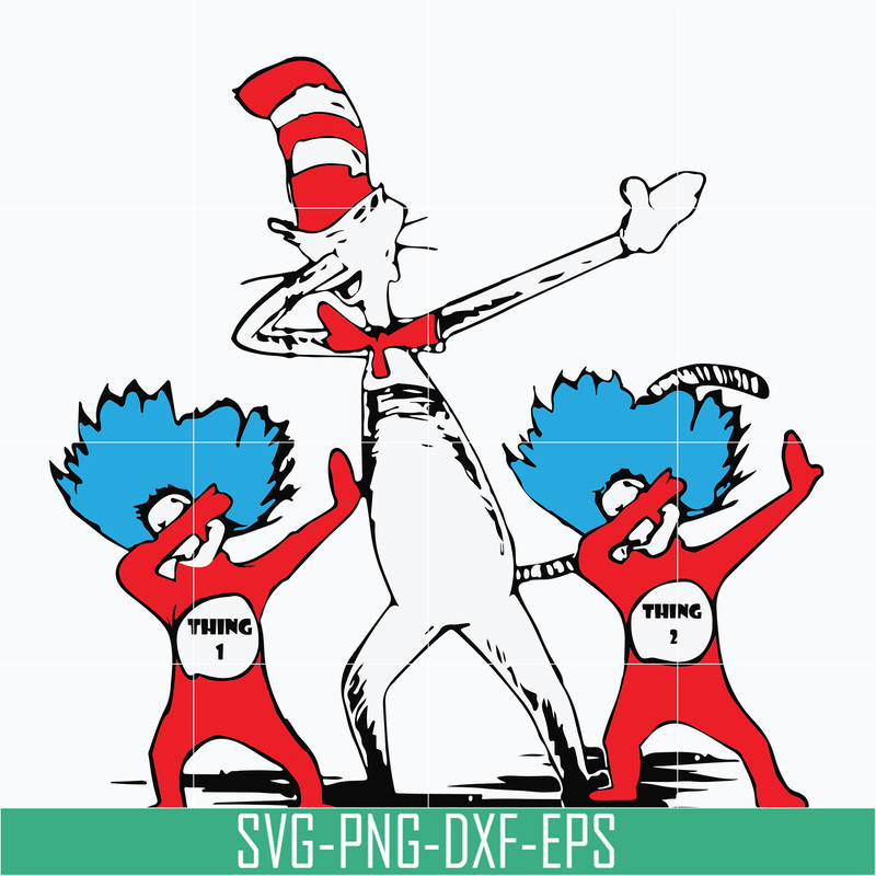 DR0601215-Dr seuss dabbing SVG, Dr seuss svg, png, dxf, eps digital file DR0601215.jpg