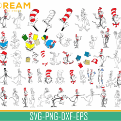 dr seuss bundle svg, dr seuss svg, dr seuss quotes svg, png, dxf, eps digital file dr21022110