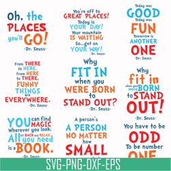 dr seuss bundle svg, dr seuss svg, dr seuss quotes svg, png, dxf, eps digital file drb07012108