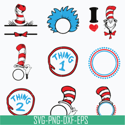 dr seuss bundle svg, dr seuss svg, dr seuss quotes svg, png, dxf, eps digital file drbl0501211