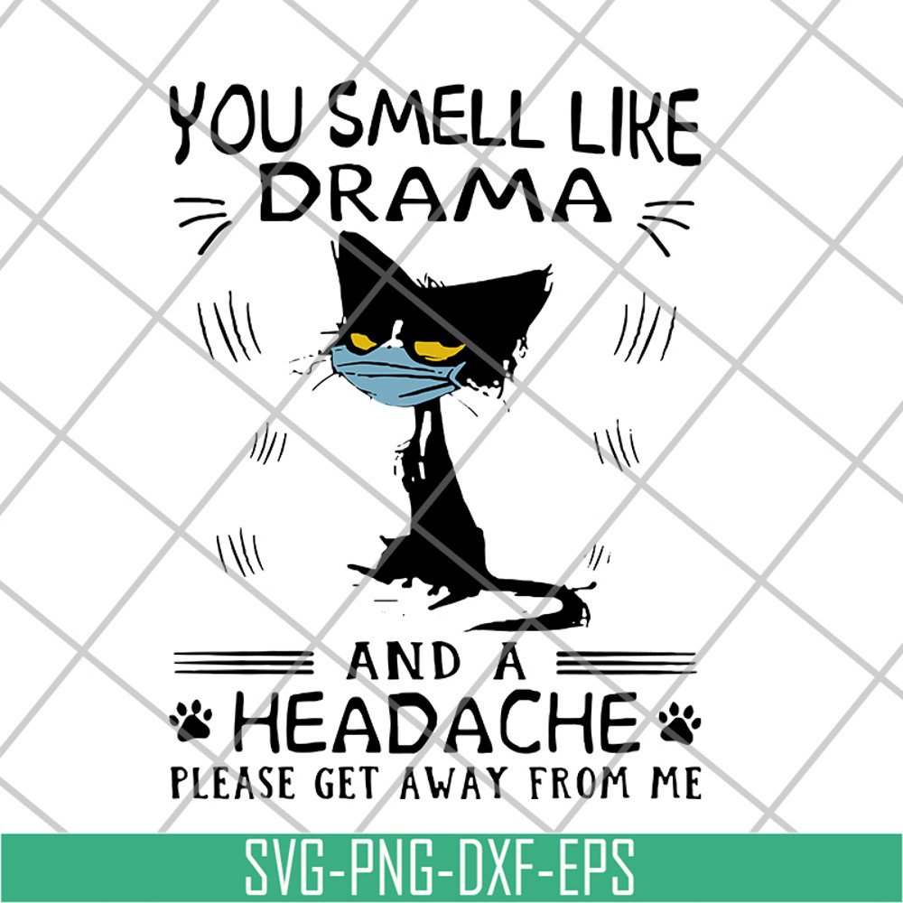 FN11062111-Black cat you smell svg, png, dxf, eps digital file FN11062111.jpg