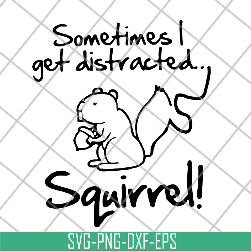 FN15062105-Sometimes I Get Distracted Squirre svg, png, dxf, eps digital file FN15062105.jpg