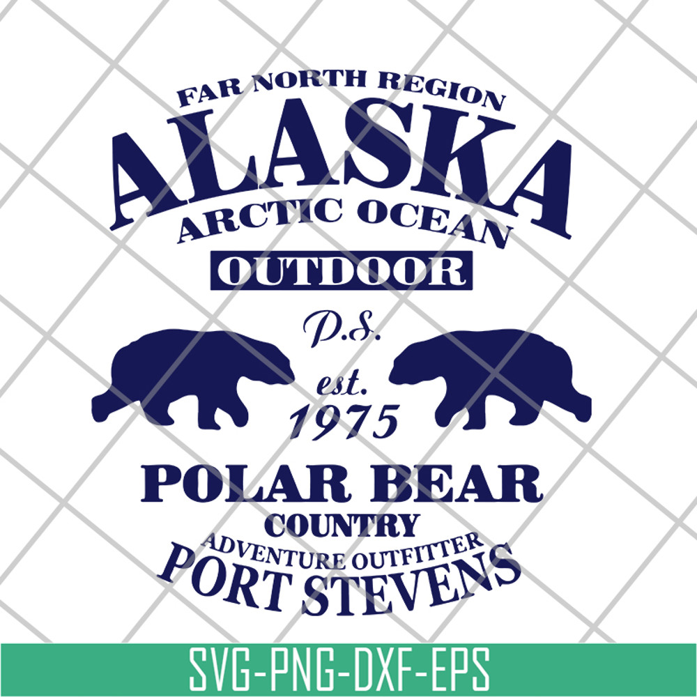 FN15062109-Alaska Polar Bear svg, png, dxf, eps digital file FN15062109.jpg