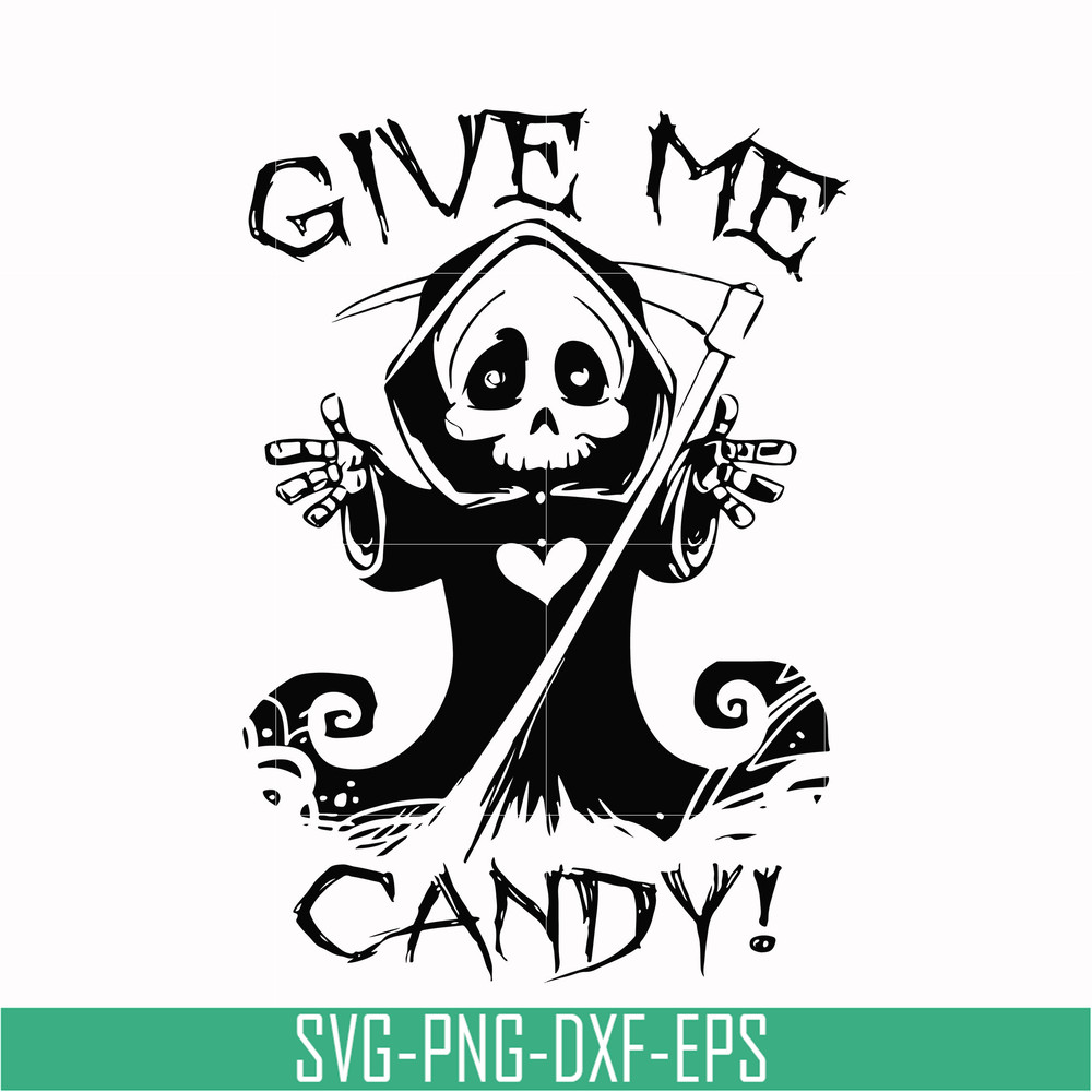 HLW0012-give me candy svg, halloween svg, png, dxf, eps digital file HLW0012.jpg