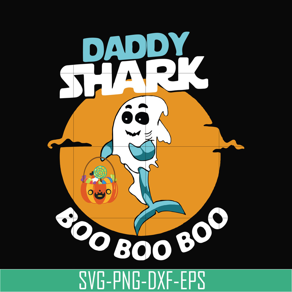HLW0093-Daddy shark boo boo boo svg, png, dxf, eps digital file HLW0093.jpg