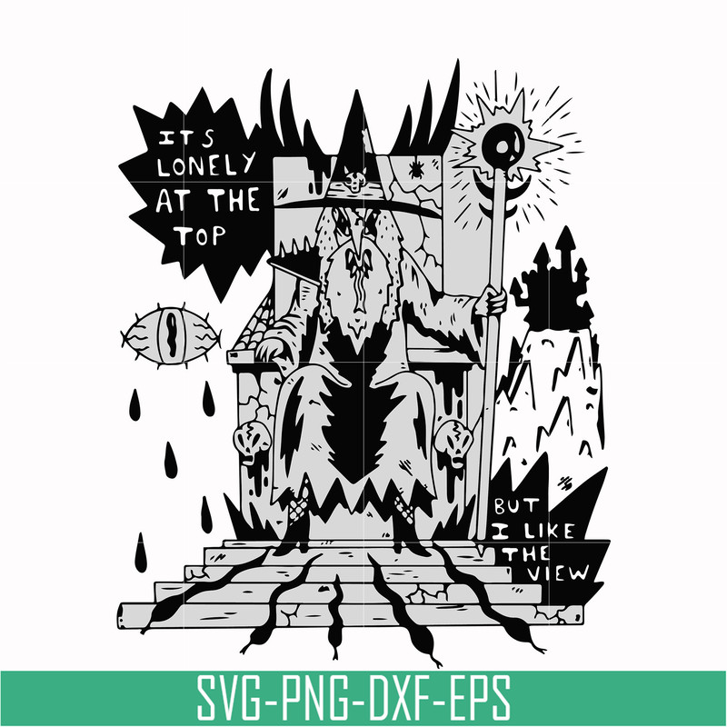 HLW0144-it's lonely at the but i like the view svg, png, dxf, eps digital file HLW0144.jpg