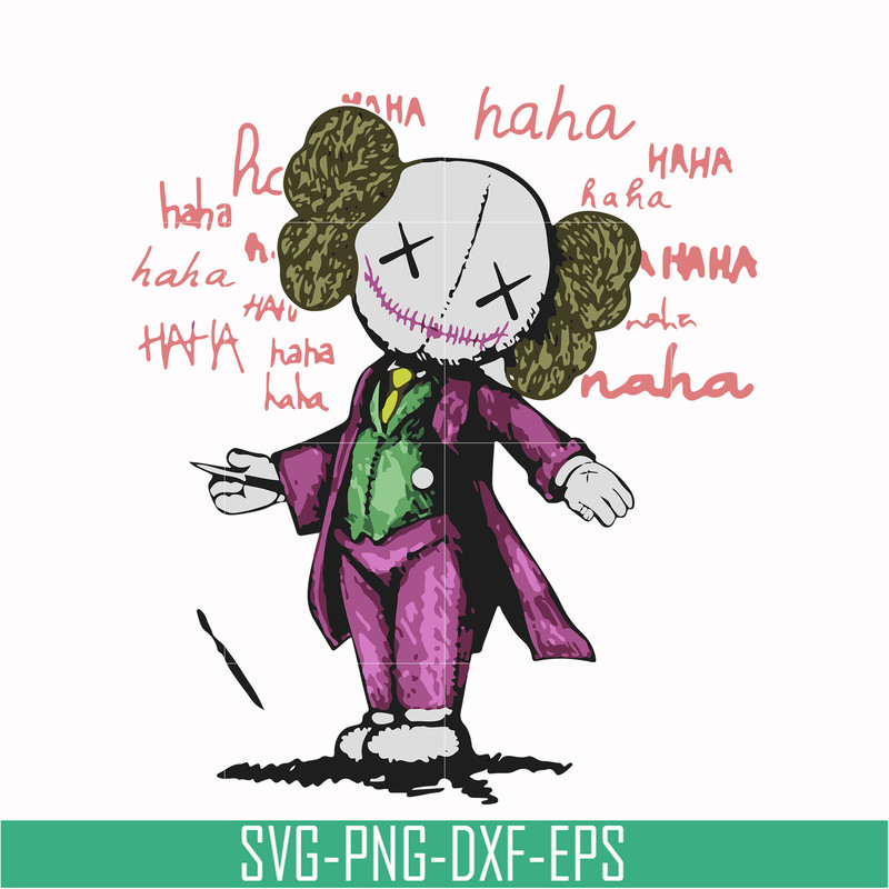 HLW0148-kaws x joker haha svg, png, dxf, eps digital file HLW0148.jpg