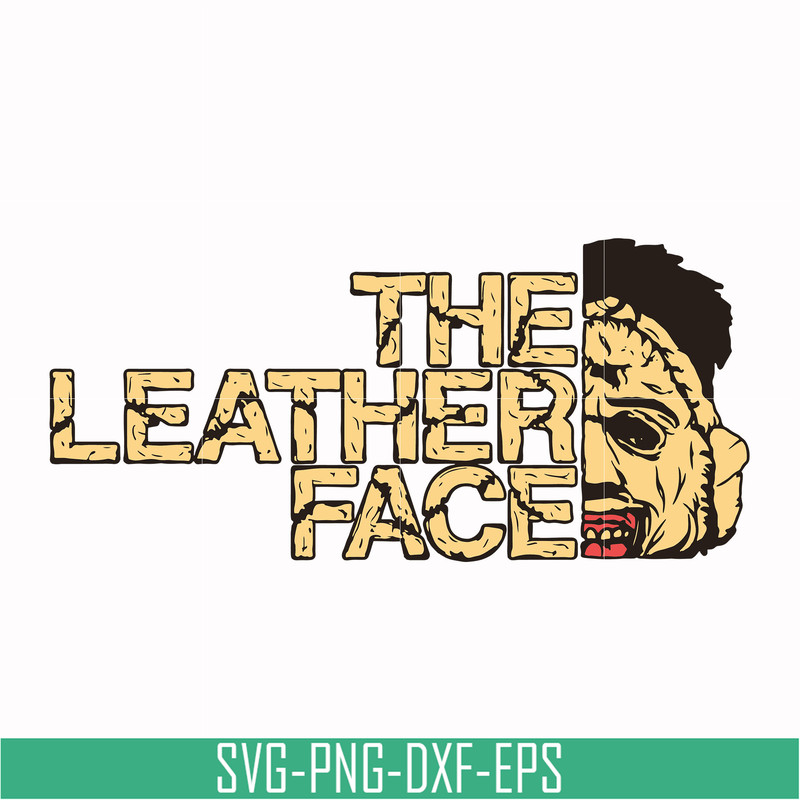 HLW0172-The leather face svg, png, dxf, eps digital file HLW0172.jpg