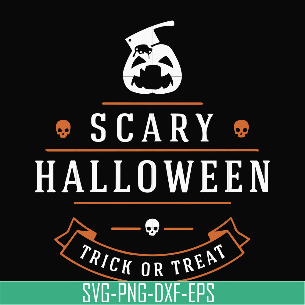 HLW17072013-Scary halloween trick or treat svg, png, dxf, eps digital file HLW17072013.jpg