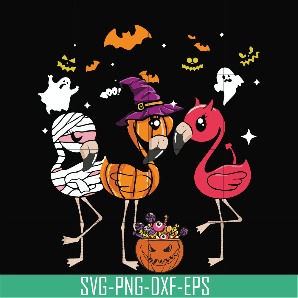 HLW21072013-Flamingo halloween svg, png, dxf, eps digital file HLW2107213.jpg