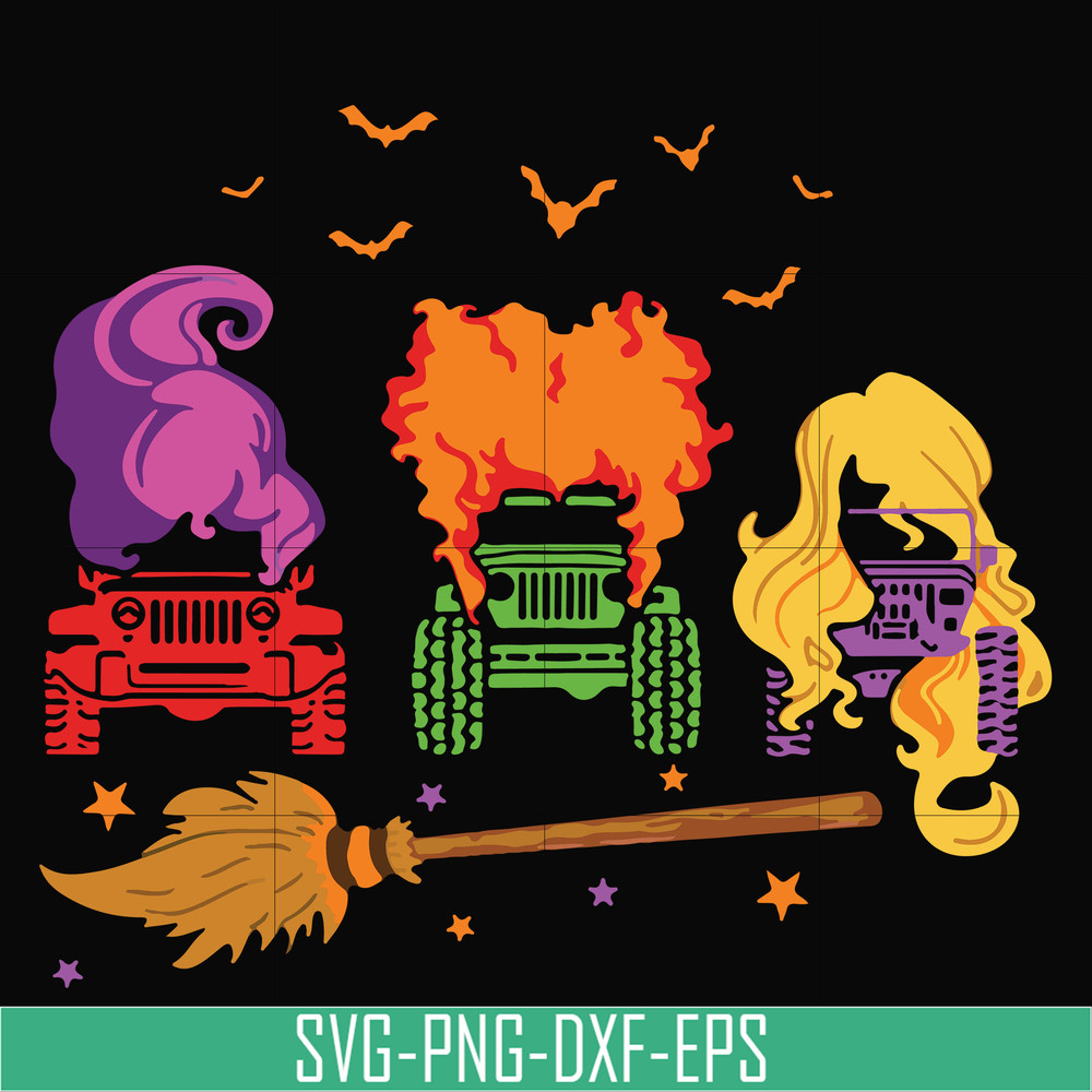 HLW23072010-Witch car svg, halloween svg, png, dxf, eps digital file HLW2307210.jpg
